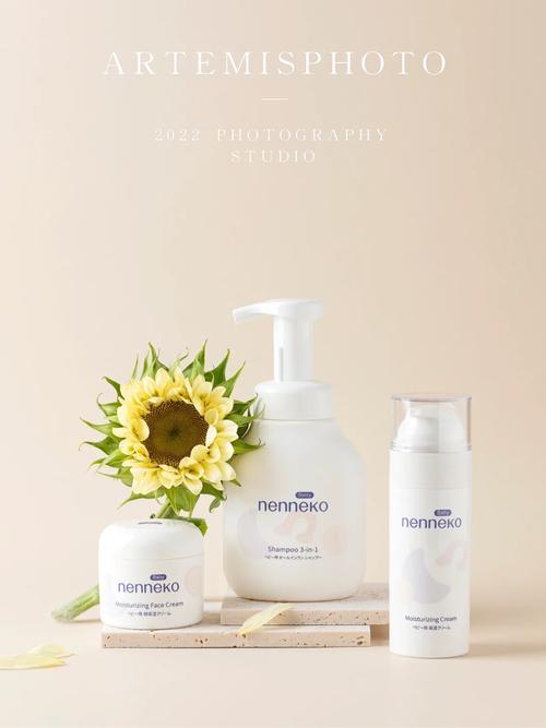 专业产品拍摄指南 Nenneko婴儿面霜与洗护用品